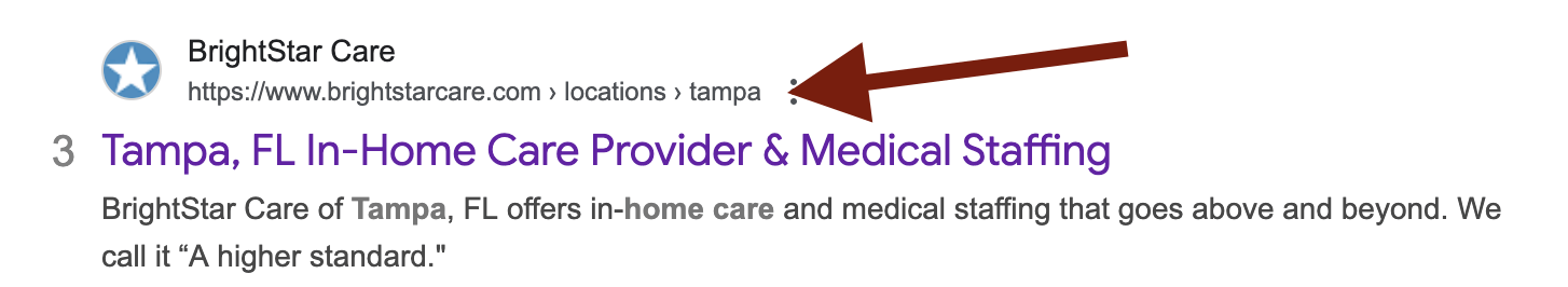 location page in SEO